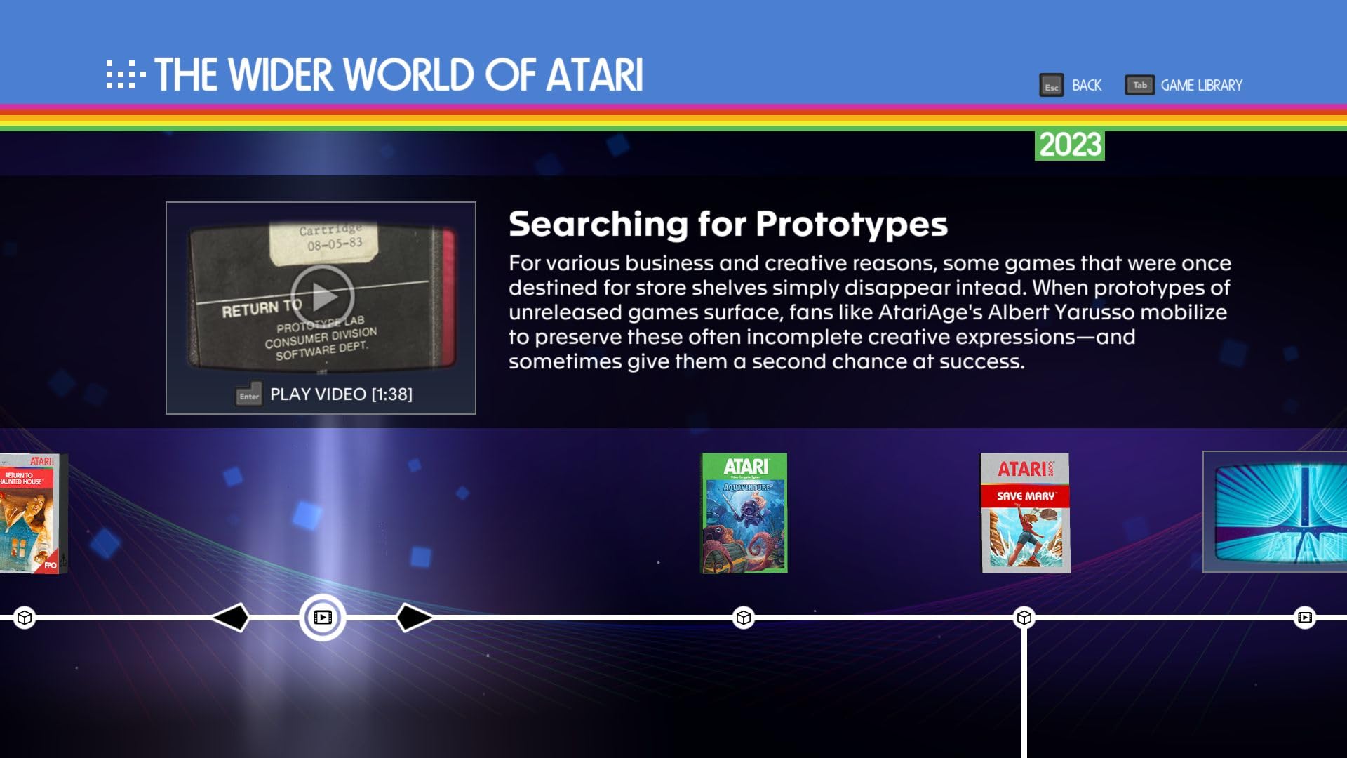 Atari 50: The Anniversary Celebration Expanded Edition - Más de 140 Juegos Clásicos con Emulación Mejorada y Contenido Exclusivo - PS5 Atari 50: The Anniversary Celebration Expanded Edition - Más de 140 Juegos Clásicos con Emulación Mejorada y Contenido Exclusivo - PS5